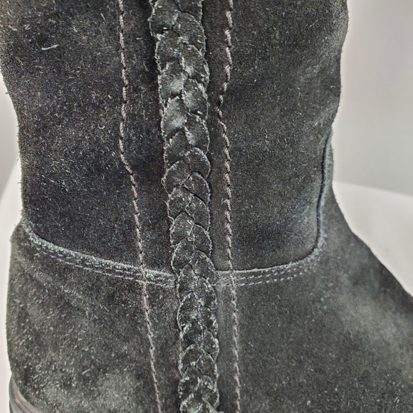 Aquatalia black suede riding boots 7.5 - Picture 6 of 16